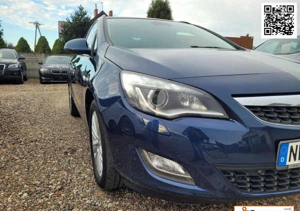 Opel Astra cena 27900 przebieg: 240000, rok produkcji 2011 z Kąty Wrocławskie małe 529